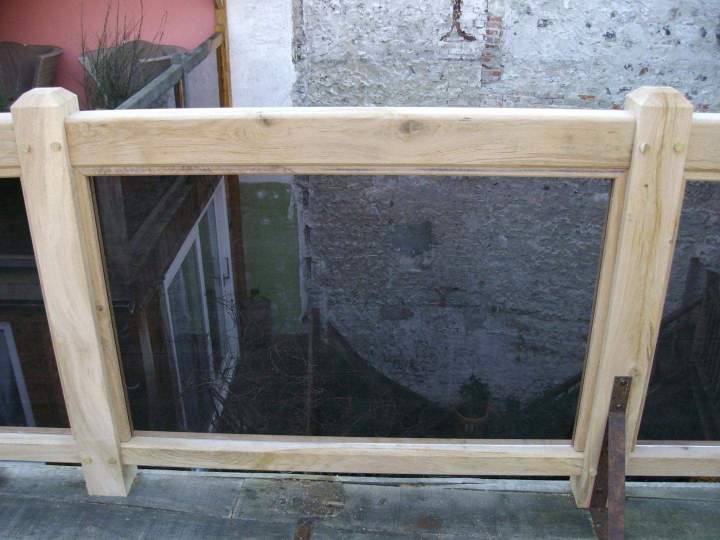 Garde-corps en bois Pont-Audemer