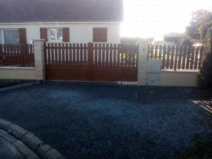 Portail en bois Pont-Audemer